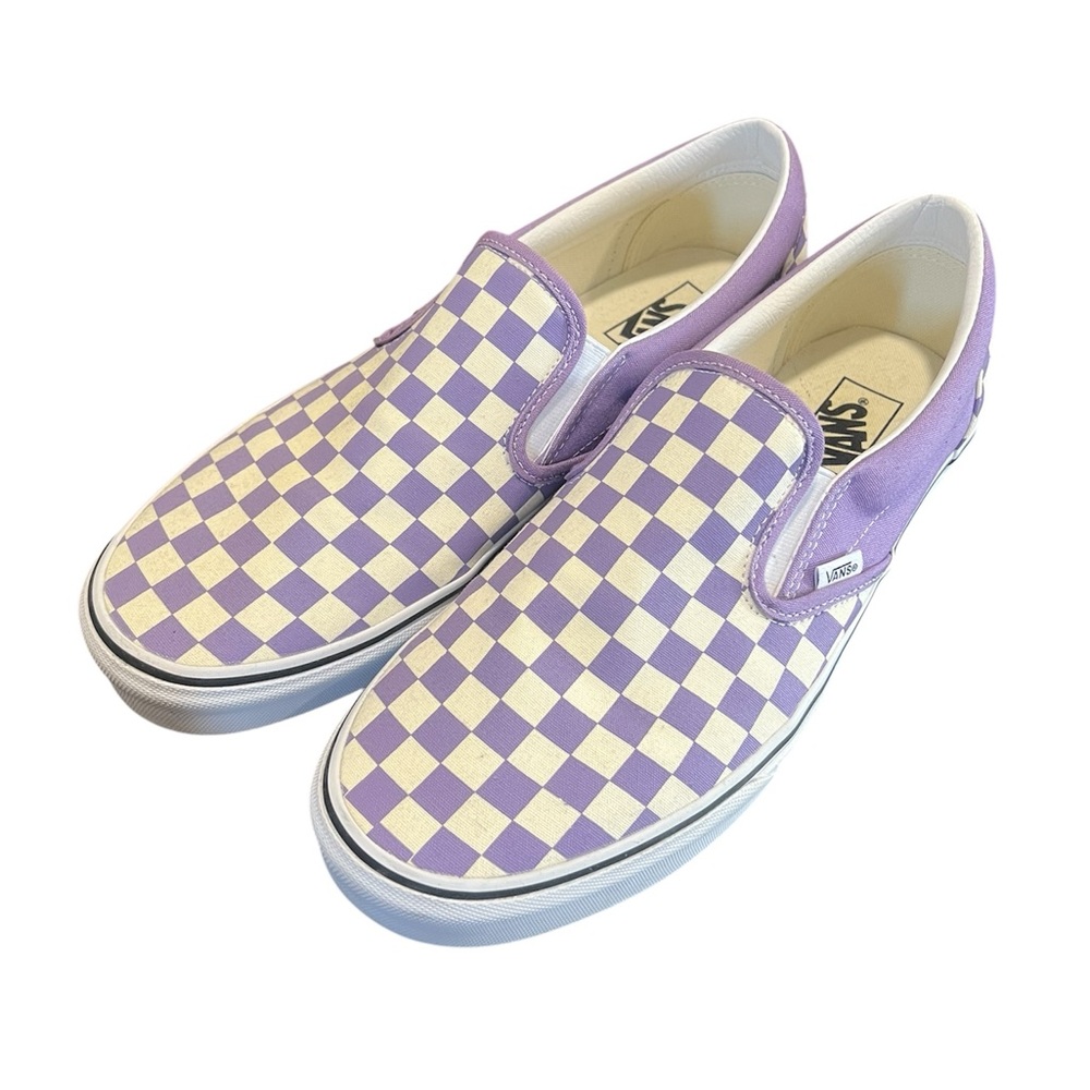 Vans Classic Slip-On Checkerboard Shoe Heather Purple